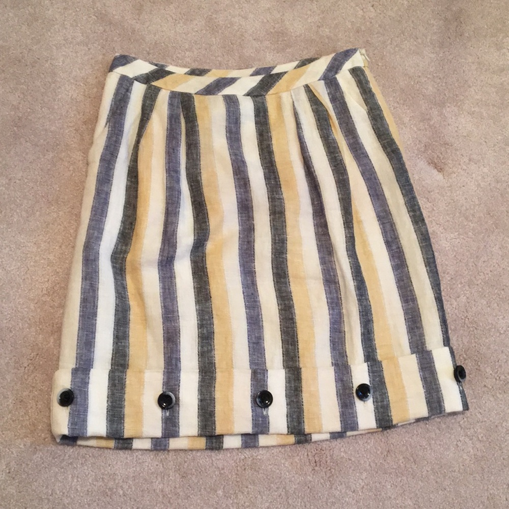 edmé and esyllte striped skirt